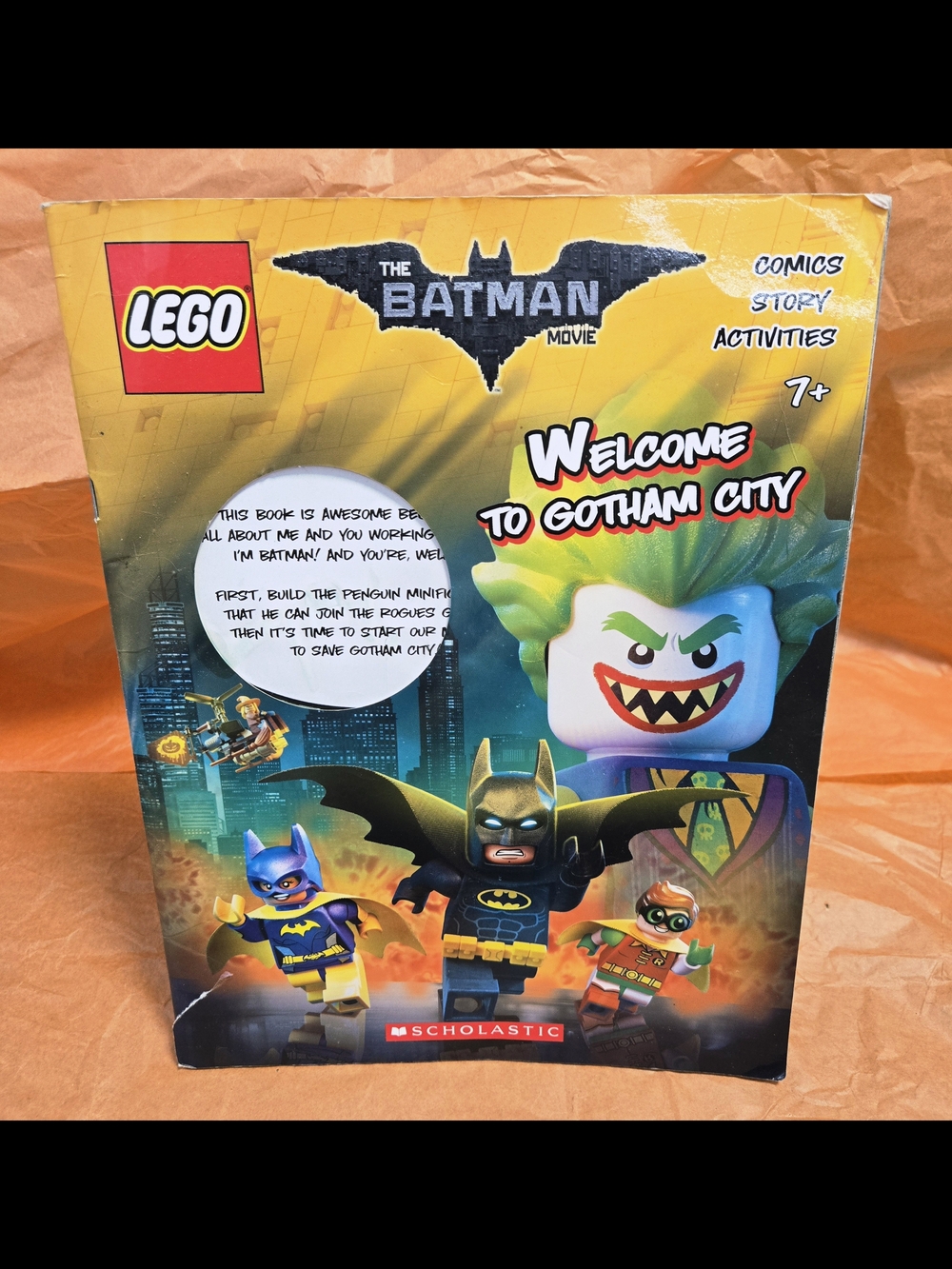 LEGO THE BATMAN "WELCOME TO GOTHAM CITY" COMICS STORY ACTIVITIES